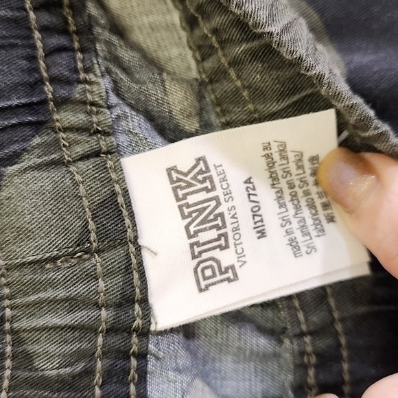 PINK Camo lounge pants size M - Picture 3 of 7